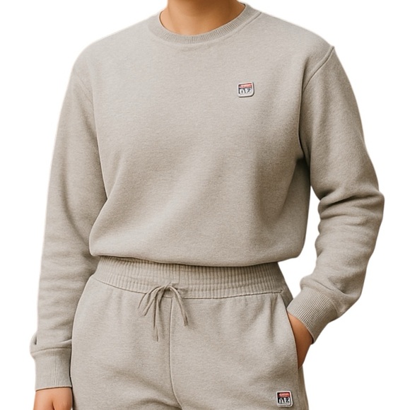 FILA’s  Gray Track Pants Jogger & Sweatshirt set Sz XS - Picture 10 of 11